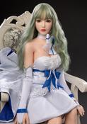 165 cm 5 ft 4.9 in real big ass full silicone sex doll Realistic man masturbating by Automatic Woman